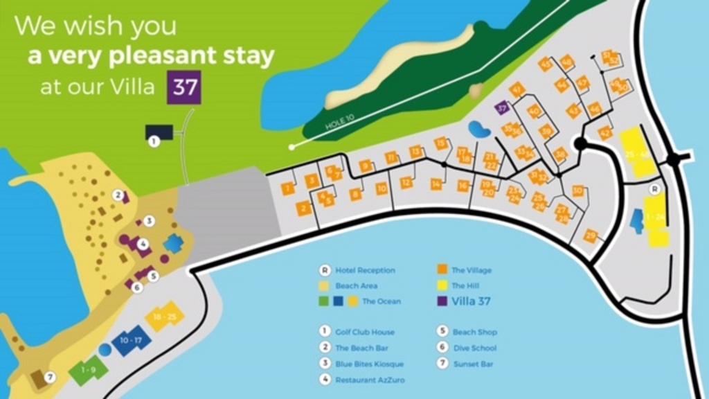 Blue Bay Beach Villa At Pool And Golfcourse Экстерьер фото